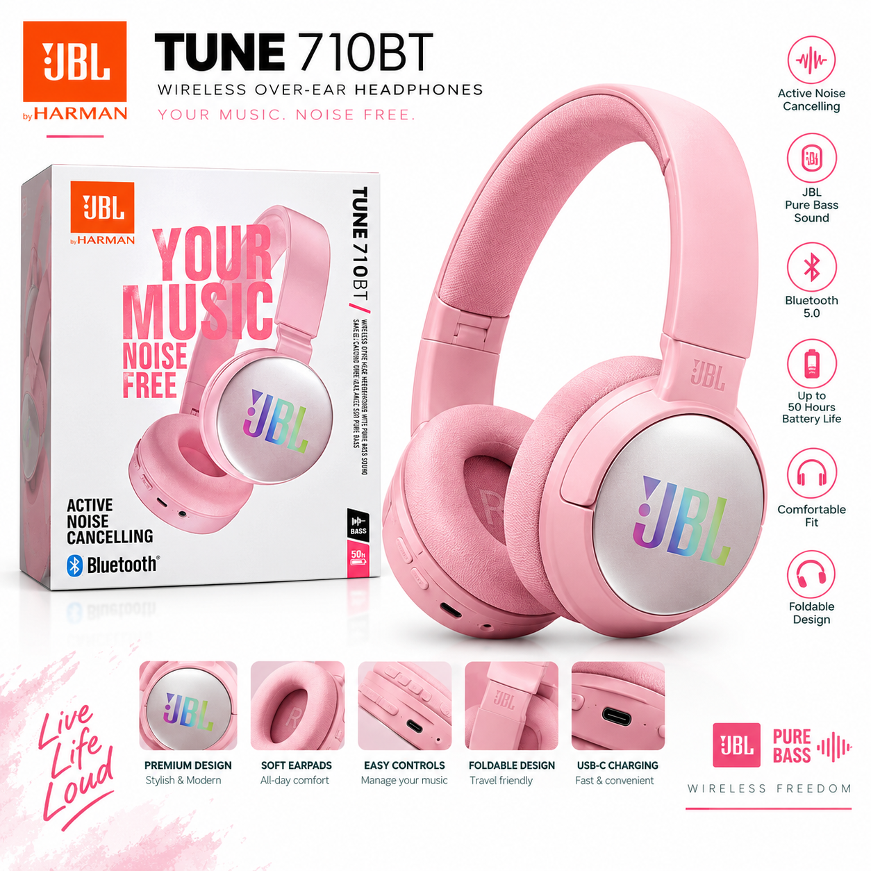 هدفون JBL TUNE 910BT های کپی
