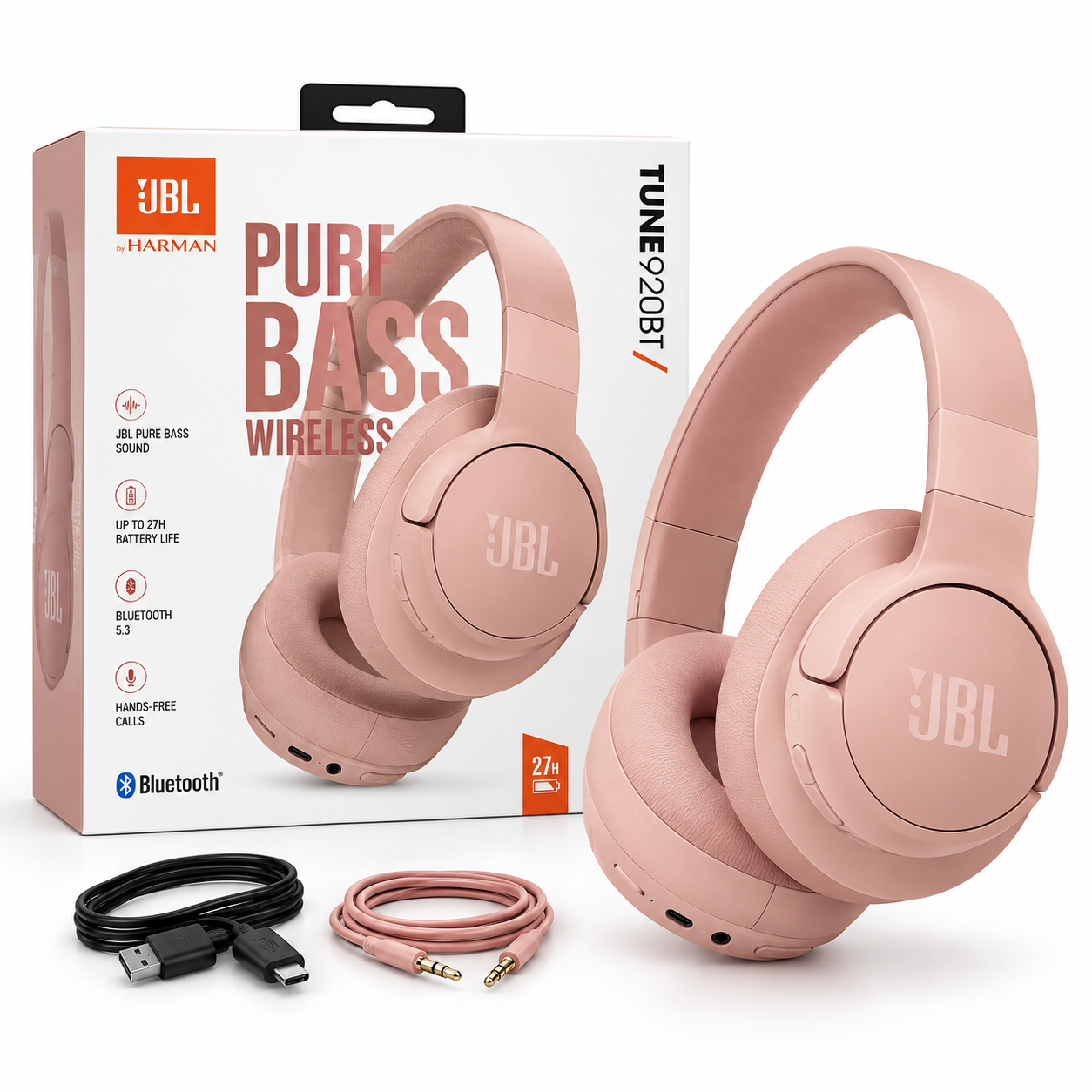 هدفون بیسیم جی بی ال مدل - Wireless JBL TUNE ۹۲۰